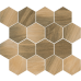 Obklad Ideal Wood Natural Mozaika Mix Heksagon Mat 25,5x22