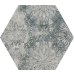 Obklad Sweet Grey Heksagon Struktura Lesk 19,8x17,1
