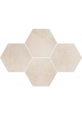 Dlažba Stark Cream Mosaic Hexagon 40,8x28,3