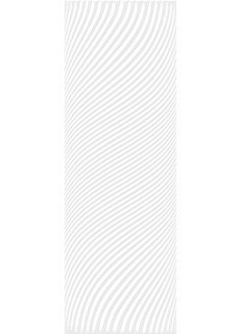 Obklad Perla White Onda Mat Rekt. 90x30
