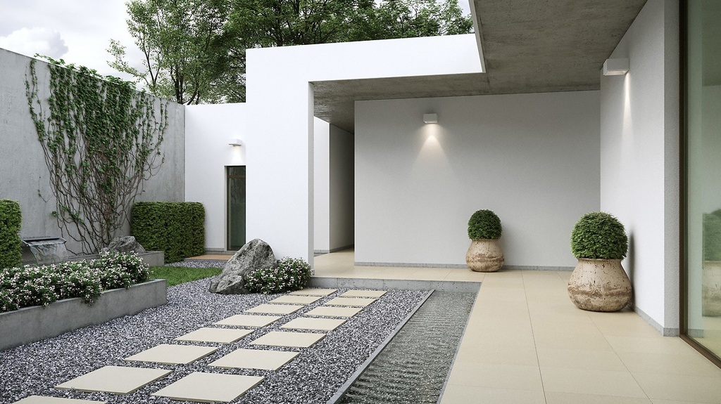 Venkovní dlažba imitace betonu Optimum 2.0 cm
