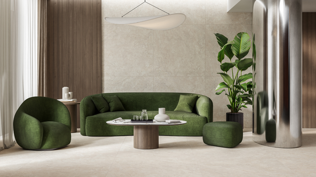 Keramická dlažba imitace béžového kamene Veltimo