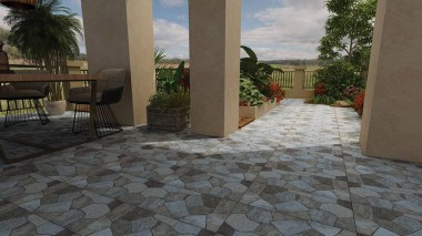 Dlažba imitace kamene Calabria