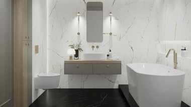 Dlažba imitace mramoru Klaro