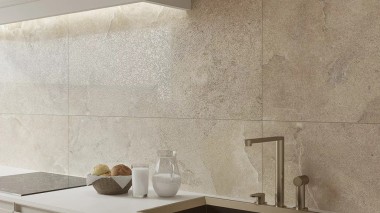 Keramická dlažba imitace hnědého kamene Storm Slate