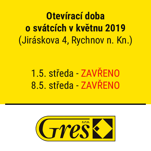 Otevírací doba o svátcích v květnu