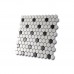 Mozaika keramická El Casa Hexagon Black And White Mat 26 x 30 cm