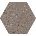 Dlažba Industrialdust Taupe Mat Hexagon 19,8x17,1