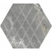 Dlažba Marvelstone Light Grey Heksagon Mat 19,8x17,1