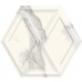 Obklad Morning Bianco Heksagon Struktura Lesk 19,8x17,1