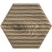 Obklad Serene Brown Heksagon Struktura Mat 19,8x17,1