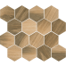 Obklad Ideal Wood Natural Mozaika Mix Heksagon Mat 25,5x22