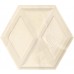 Obklad Illusion Beige Heksagon Struktura Lesk 19,8x17,1