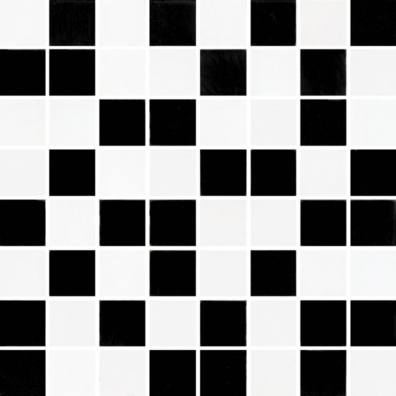 Mozaika Neo-Geo Black-White 25x25 | GRES