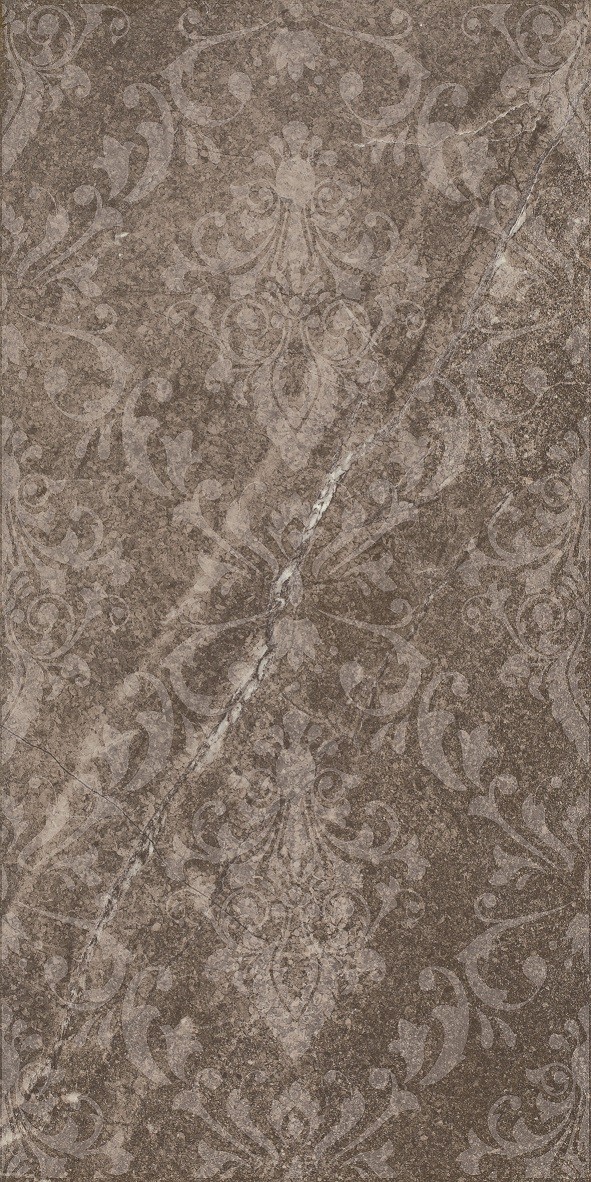 Dekor Palazzo Brown Ornament 60x30 | GRES