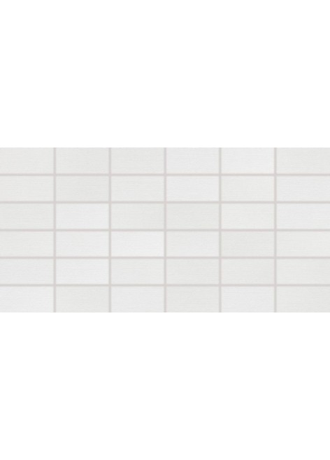 Dlažba RAKO Fashion DDMBG622 mozaika (5x10) bílá 30x60