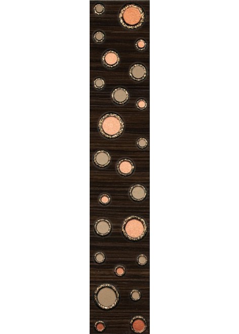 Dekorace Zebrano Brown Modern Listela 5,4x30