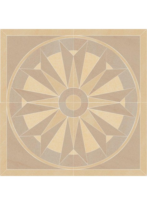 Dlažba Arkesia Beige Rozeta 90x90