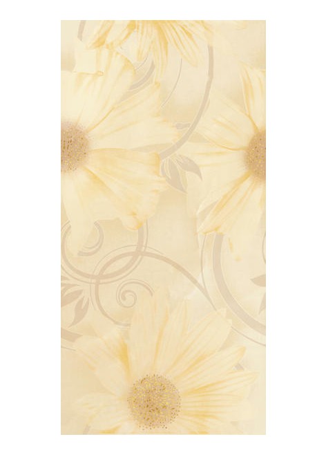 Dekorace Sabro Beige Dekor Kwiat 29,5x59,5