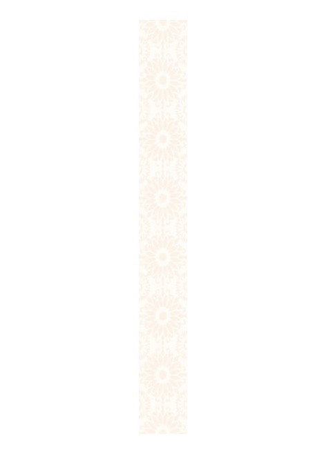 Dekorace Piumetta Bianco Listela A 7x59,5