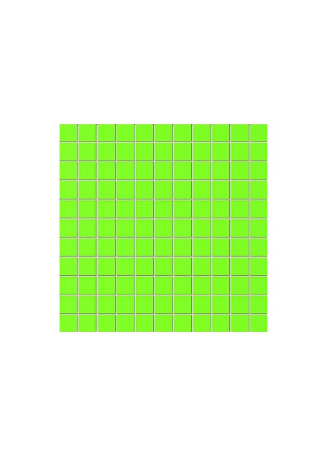 Mozaika Colour Green 30x30