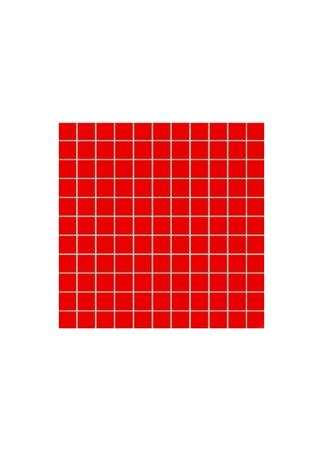 Mozaika Colour Red 30x30