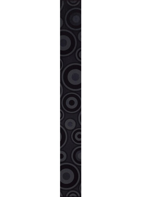 Listela Synthia Black Circles 5,3x50