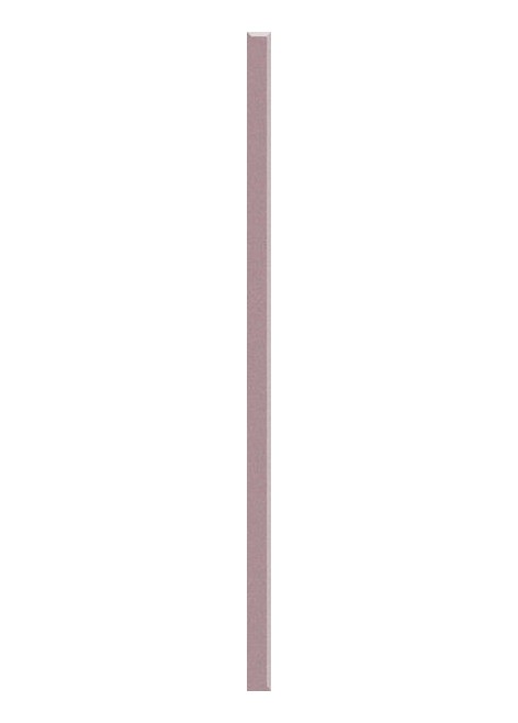 Dekorace Universální Listela Sklo Lilac 2,3x60