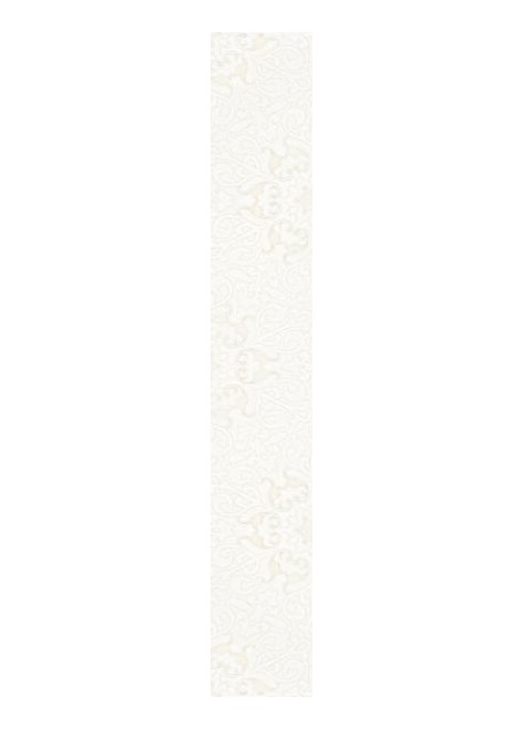 Dekorace Velatia Bianco Listela Kwiat 15x97,7