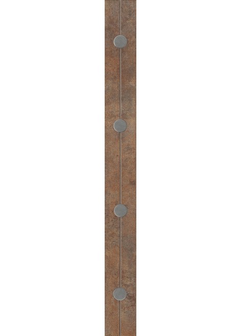 Dlažba Steel Brown Modern Listela 5,5x59,8