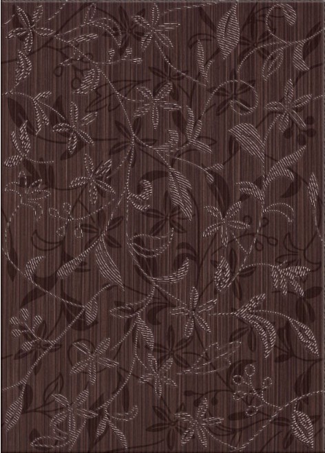 Dekor Tanaka Brown Flower 25x35