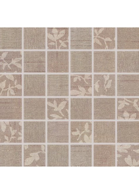 Mozaika RAKO Textile WDM05103 mozaika (5x5) hnědá 30x30