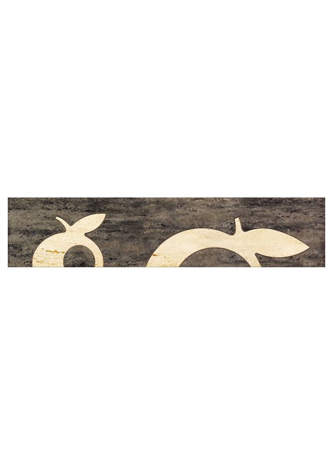 Dekorace Toscana Brown Apple Listela 36x8