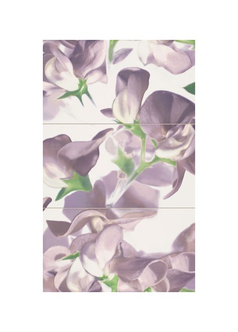 Dekorace Colour Bloom Violet 59,3x98,5 (3 ks)