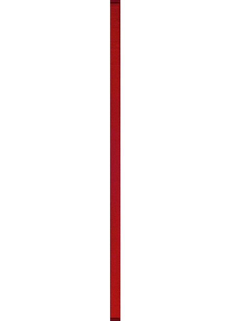 Dekorace Avangarde Red Listela Sklo 2x60
