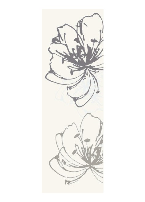 Dekorace Midian Bianco Dekor Kwiat A 20x60