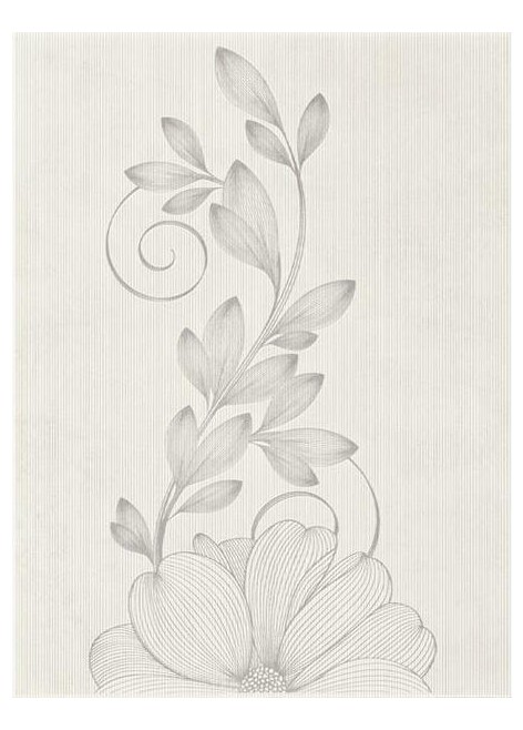 Dekorace Stacatto Bianco Dekor Kwiat 25x33,3