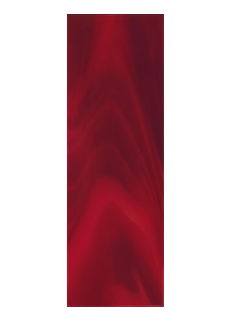 Dekorace Universální Dekor Sklo Murano Rosso B 25x75