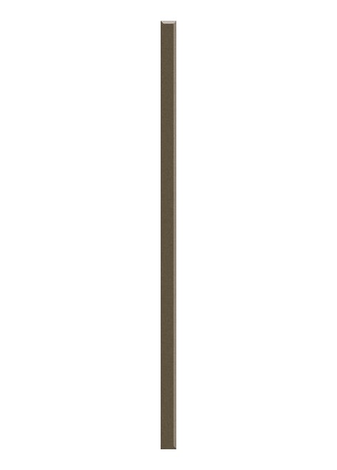 Dekorace Universální Listela Sklo Wenge 2,3x60