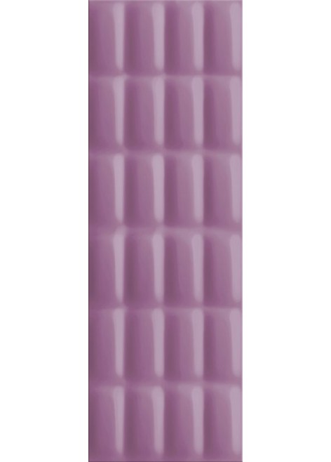 Obklad Violet Glossy Pillow Str. 25x75