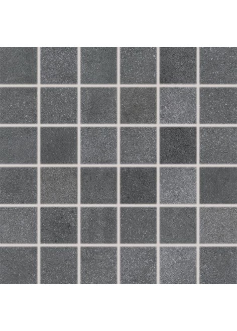 Dlažba RAKO Form DDM05697 mozaika (5x5) tmavě šedá 30x30