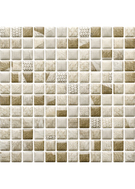Mozaika Attiya Beige Lisovaná K.2,3x2,3 Mix 29,8x29,8