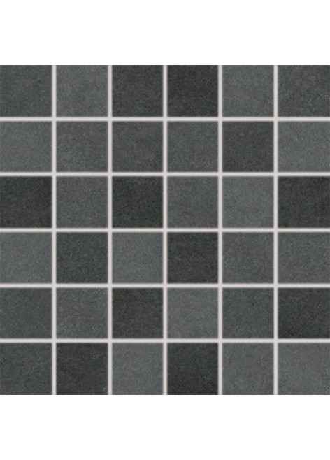 Dlažba RAKO Extra DDM06725 mozaika (5x5) černá 30x30