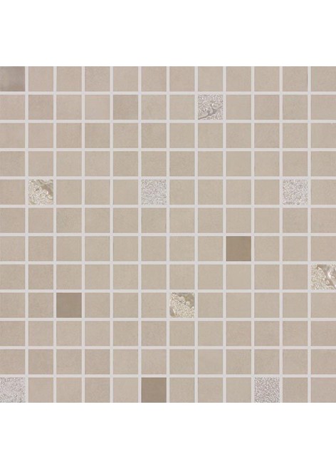 Mozaika RAKO Up WDM02509 mozaika (2,5x2,5) šedohnědá 30x30