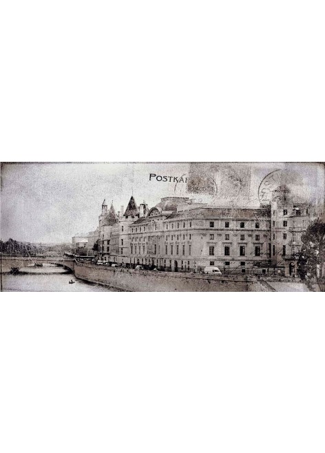 Dekor Treviso Postcard Grey 2 Sklo 50x20