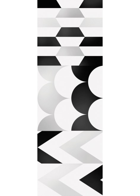 Dekor Black-White Geo 1 60x20