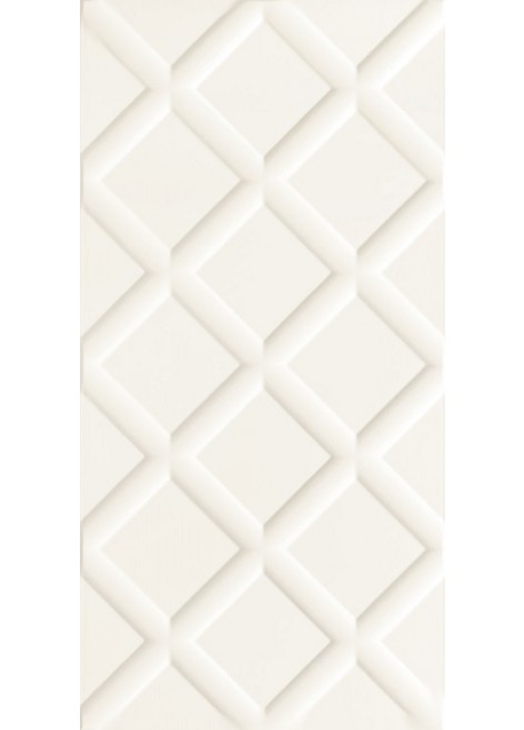 Obklad bílý matný strukturovaný 60,8x30,8 Burano White Struktura 60,8x30,8