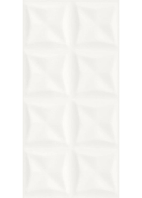Obklad Black Glamour White Glossy Origami 59,3x29