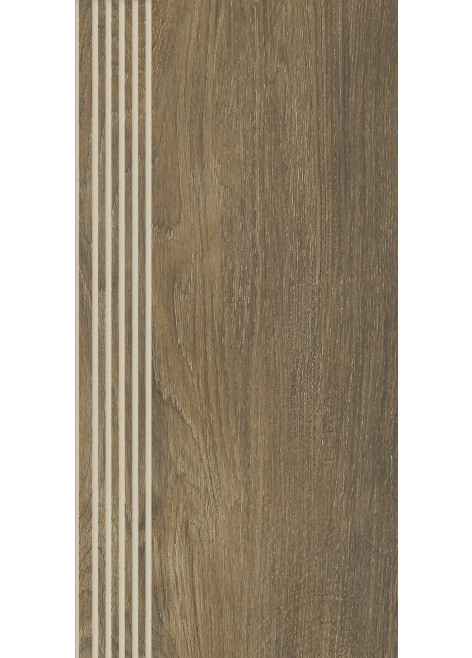 Dlažba Roble Brown Stupnice Přímá Řez. Mat. 29,4x59,9