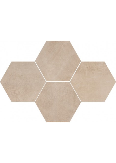 Dlažba Stark Beige Mosaic Hexagon 40,8x28,3